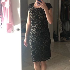 Black lace dress